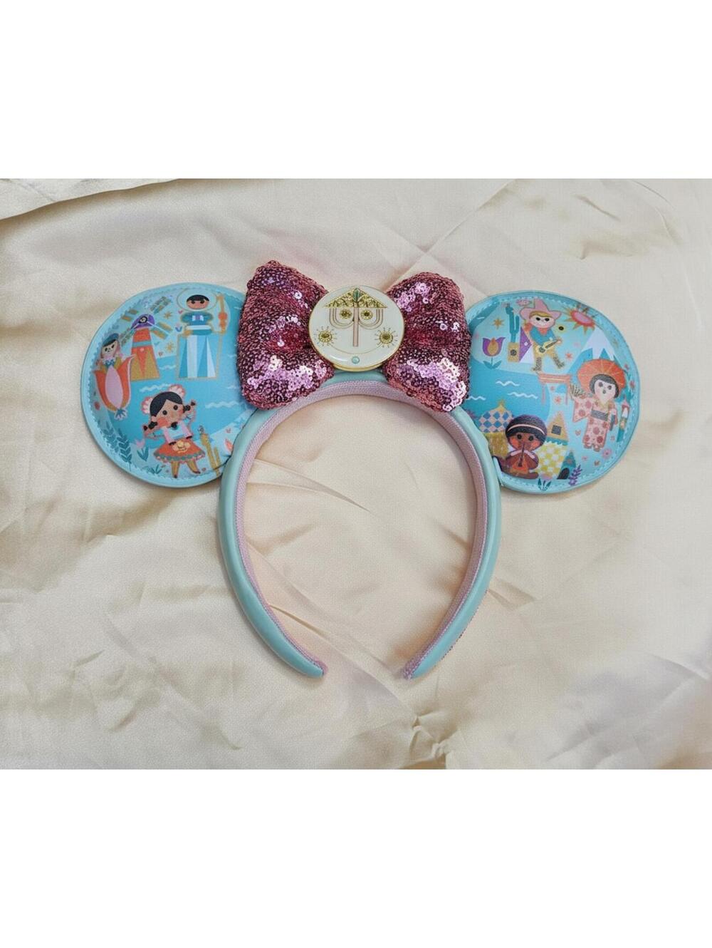 It's A Small World Minnie Ears Mickey New with tags